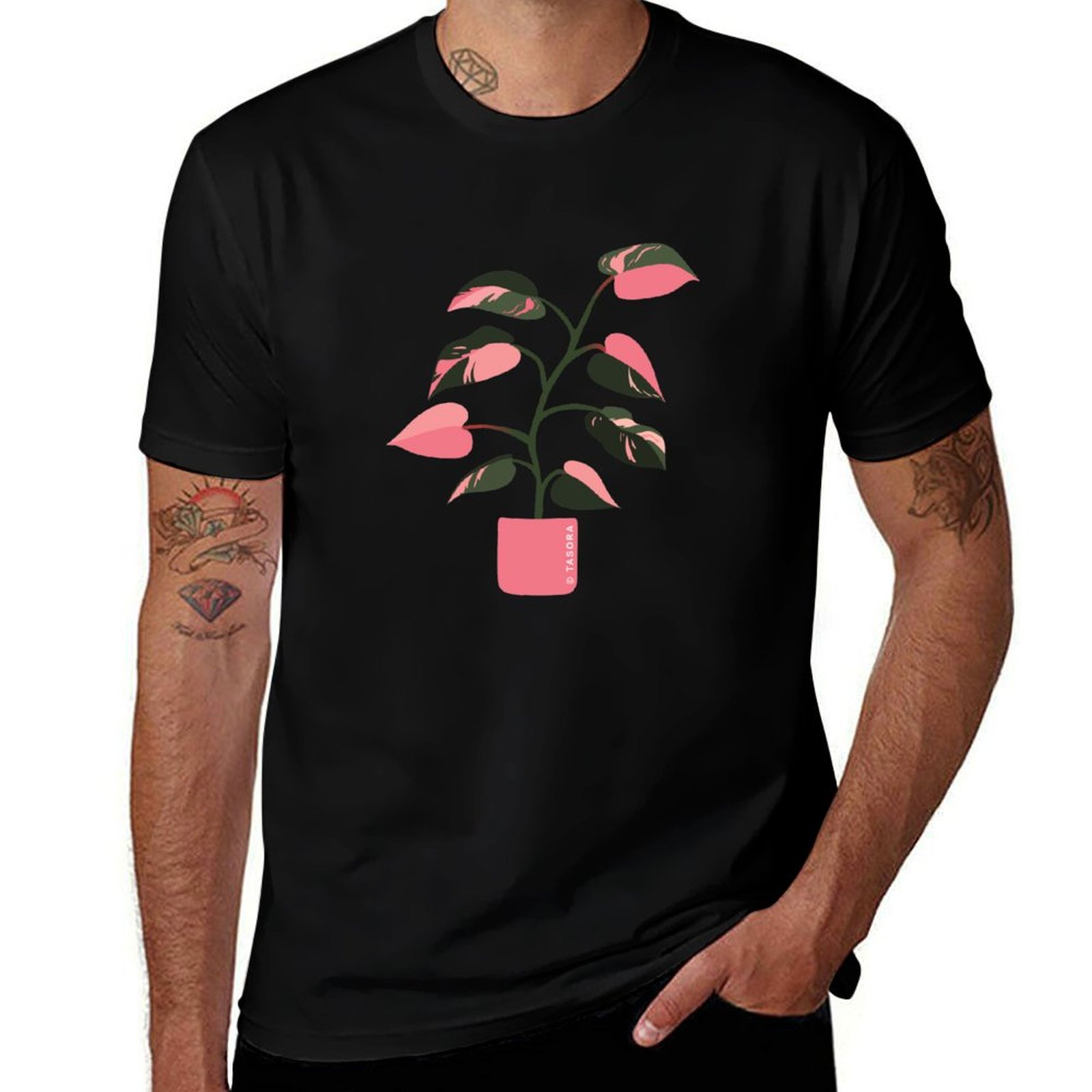 Philodendron Pink Princess - Philodendron Pink Princess kunstwerk T-shirt Street