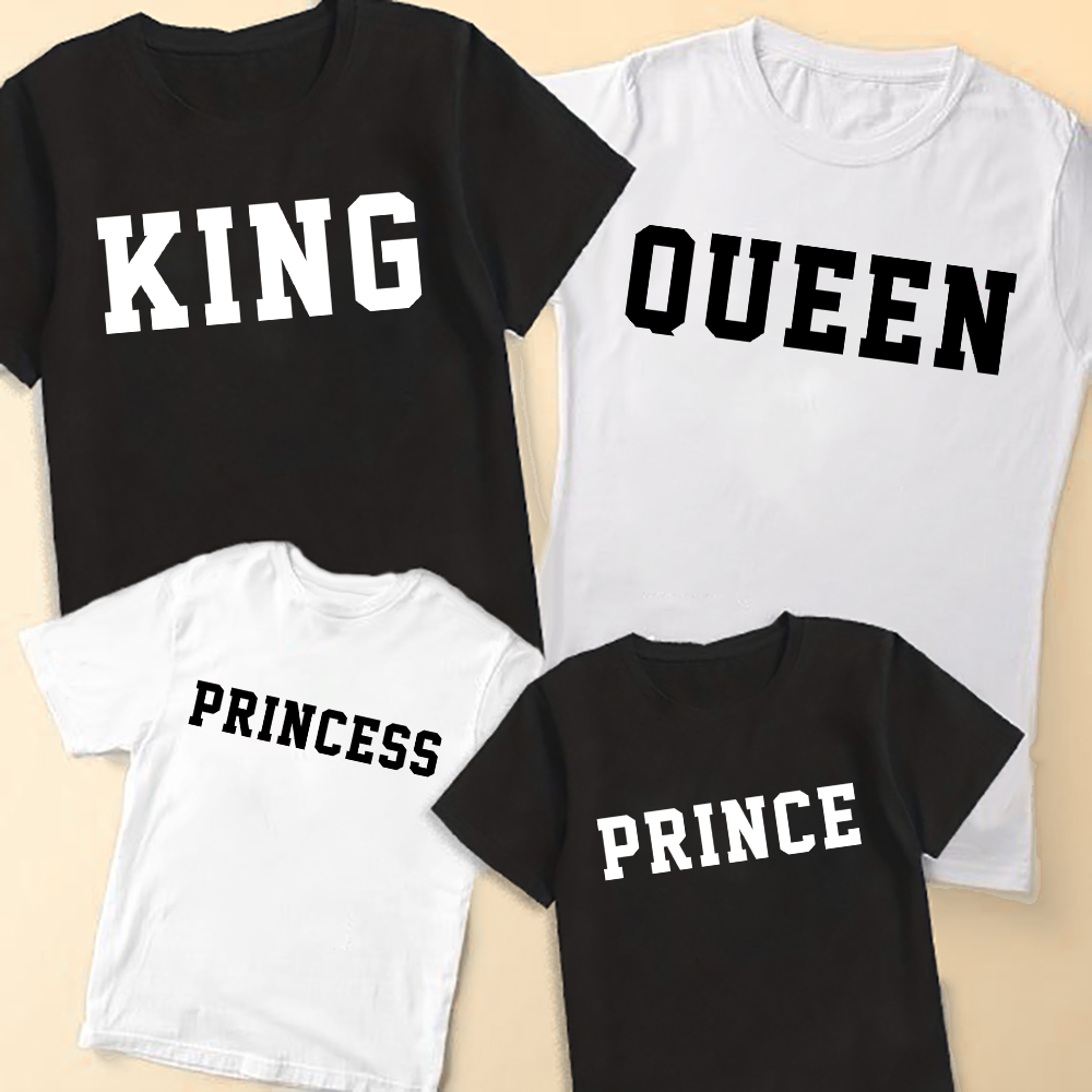 Plant Parent T Shirt - Koning Koningin Prins Prinses Print Familie