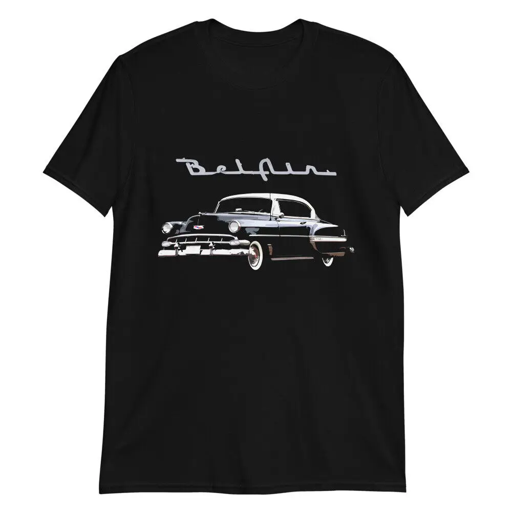 Plant Parent T Shirt - 1954 Bel Air Zwarte Antieke Auto