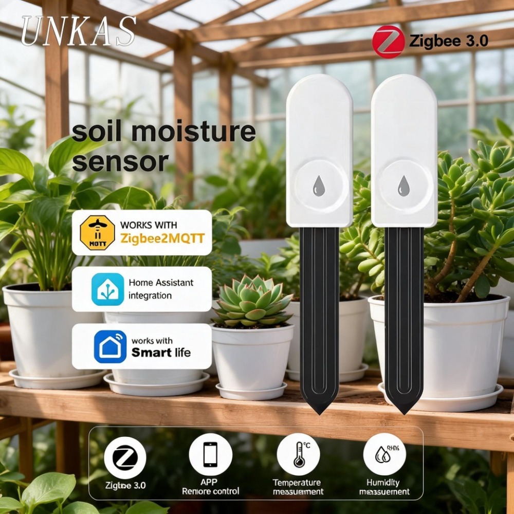 Plant Parent App - ZigBee 3.0 Bodemmonitor Sensor Hygrometer Handig