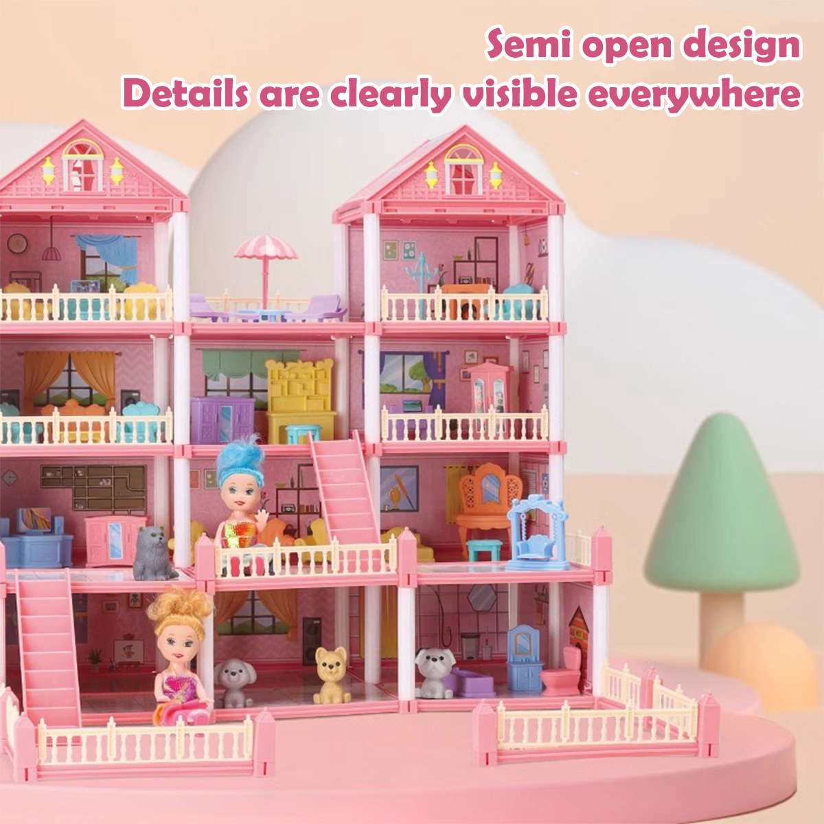 Meisjespoppenhuis Speelgoed 3D - Philodendron Pink Princess recensie en prijs